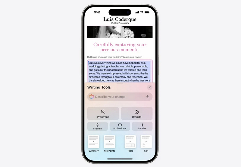 Представлен Apple Intelligence — набор ИИ-функций, который перевернёт использование iPhone, Mac и других устройств