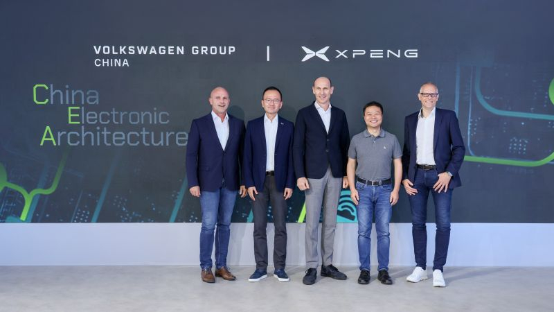 Китайская XPeng поможет Volkswagen при разработке электромобилей для глобального рынка