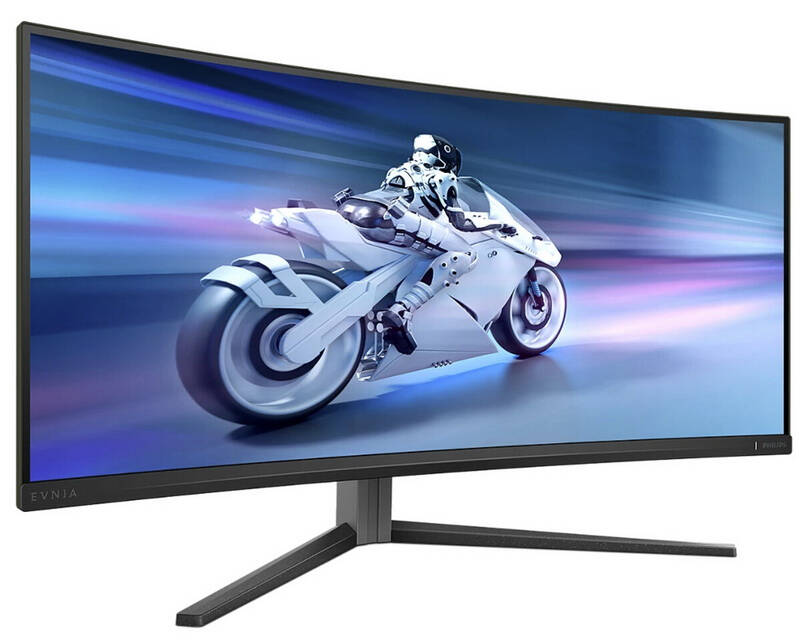 Philips выпустила 34-дюймовый изогнутый QD-OLED монитор Evnia 34M2C6500 с разрешением WQHD и частотой 175 Гц